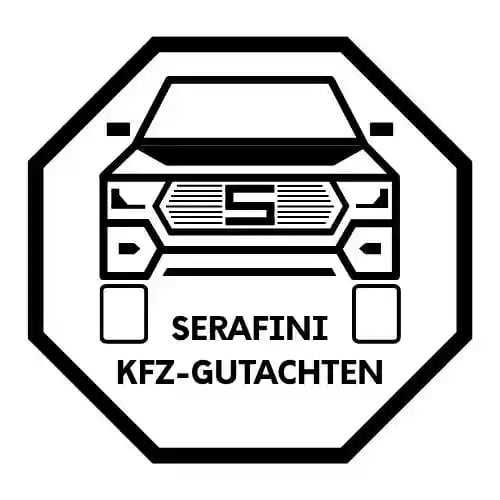 Serafini Kfz-Gutachten Logo weiß, Fahrzeug Front-Ansicht