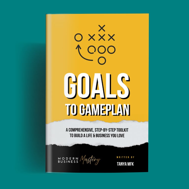 Goals to Gameplan Book Image.