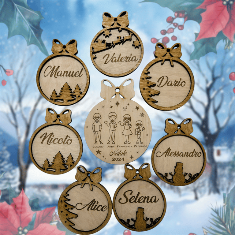 decori natalizi personalizzati