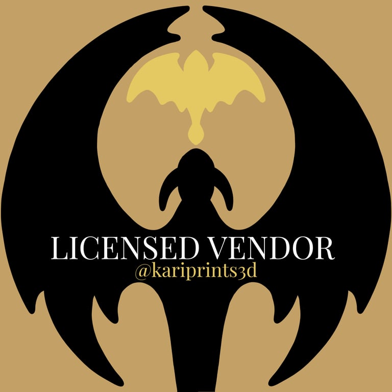 Licence du créateur de modele 3D Kariprints3D