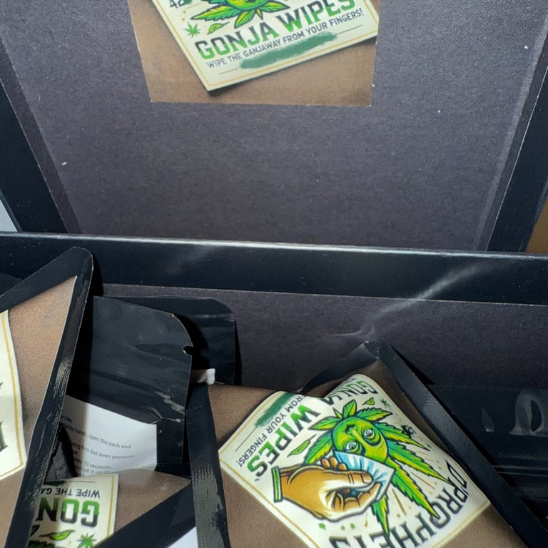 Inside Gonja Box With Wipes 