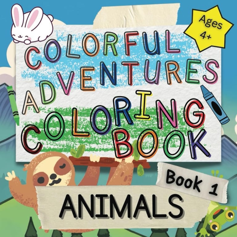 Colorful Adventures Coloring Book Animals