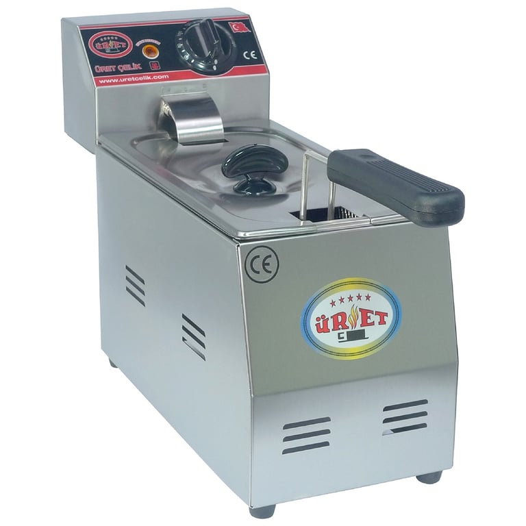 Üret Çelik endüstriyel elektrikli fritöz - Paslanmaz çelik patates kızartma makinesi