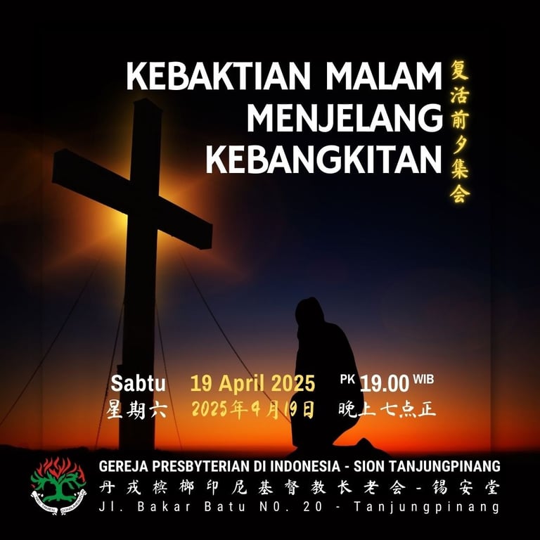 malam menjelang kebangkitan