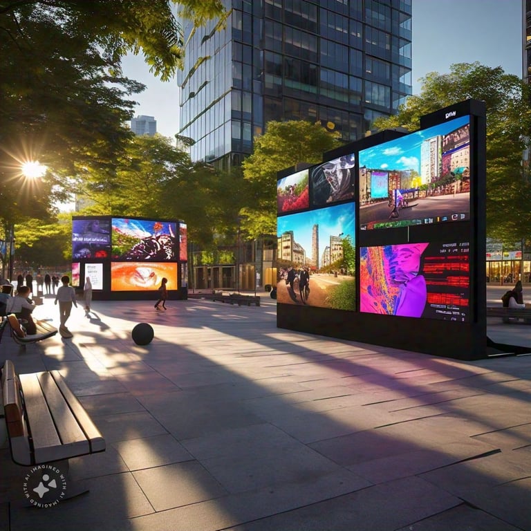 Efficient LED Screen Cluster Management for Seamless Display Control