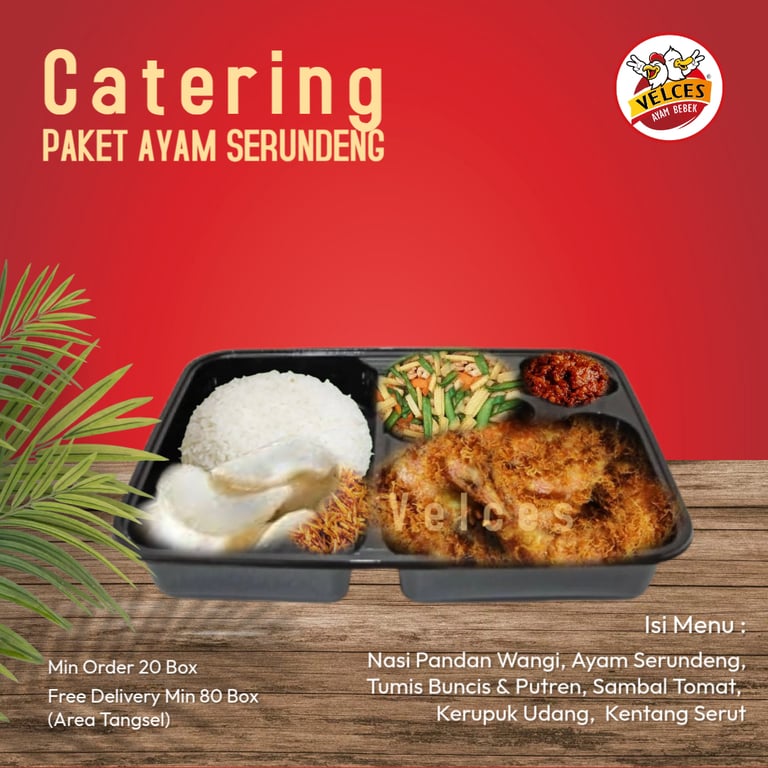 catering Heritage Ayam Serundeng VELCES