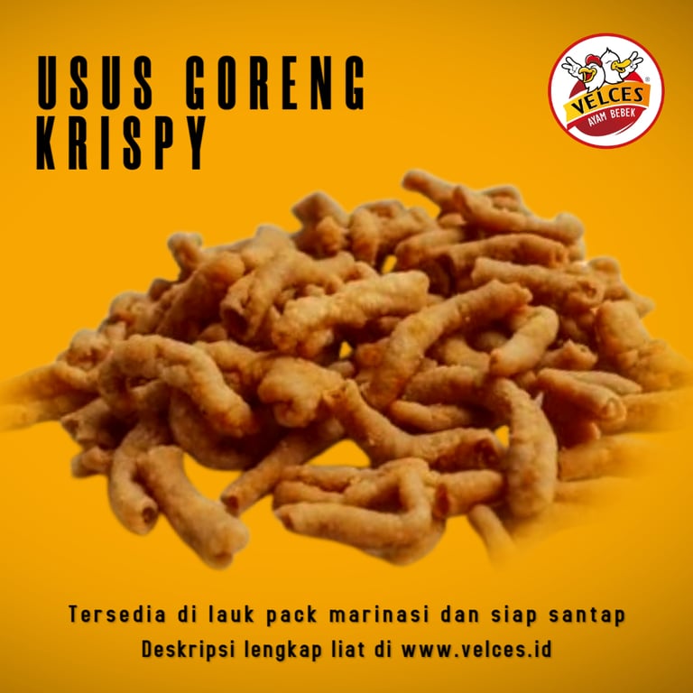 usus goreng krispy velces