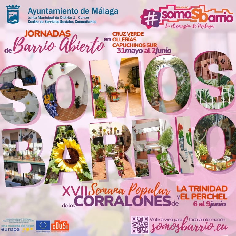 Cartel #SomosBarrio 2023 Cuadrado
