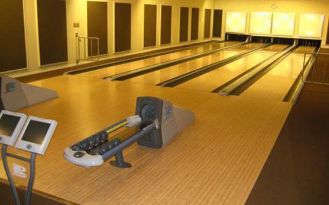 Master bedroom with dresser and mirror in Mississauga short-term rental