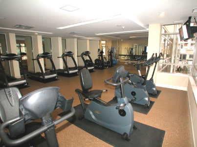 Open-concept layout in two-bedroom furnished apartment Mississauga