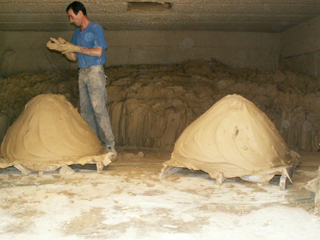 sélection des sables et argiles 