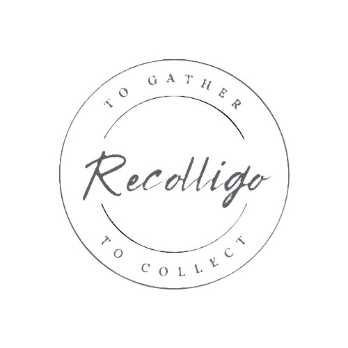a logo for a company called recollage