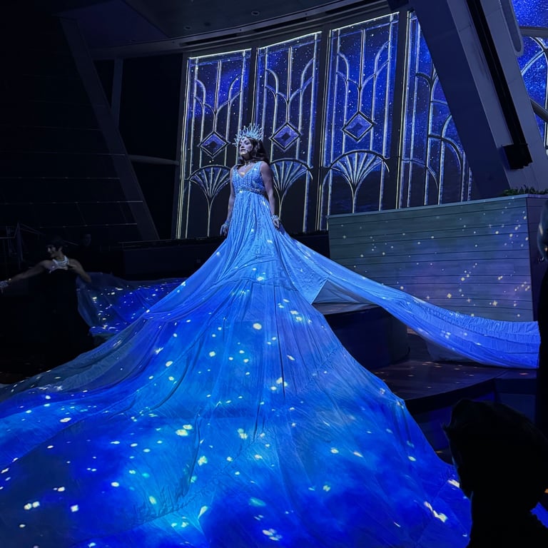 show on a cruise ship sailing form Brisbane to Sydney