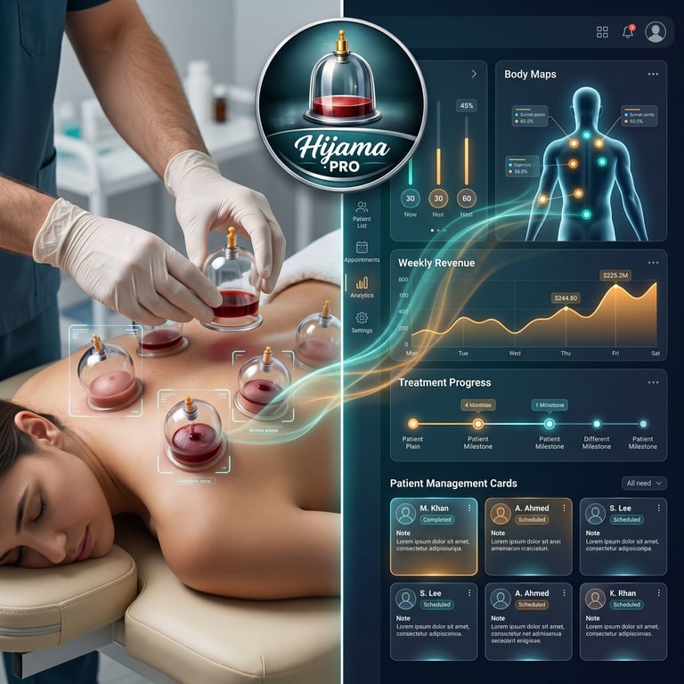 Hika,a Pro-Hijama Practice Management Software
