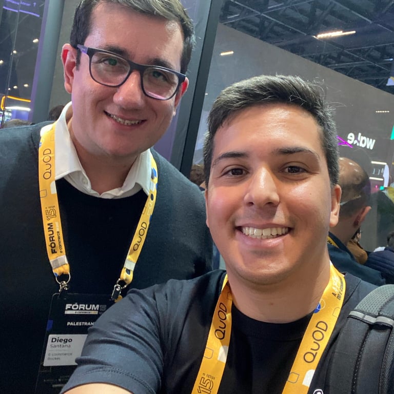 Diego Santana e Douglas Silva no Forum Ecommerce Brasil