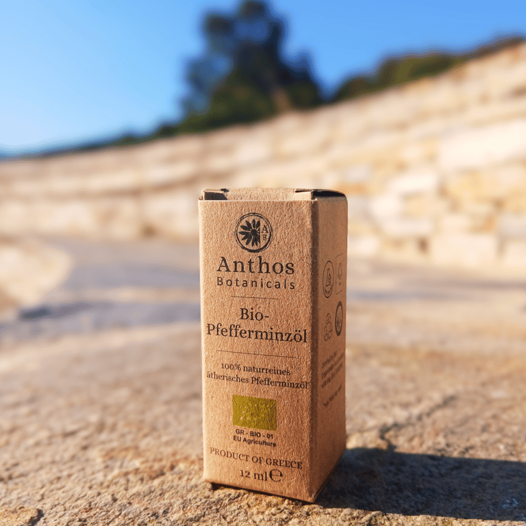 Greek peppermint essential oil organic Anthos Botanicals 1