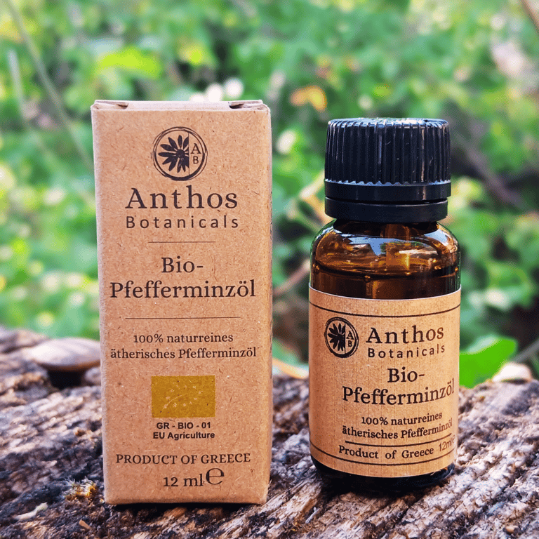 Greek peppermint essential oil organic Anthos Botanicals 3