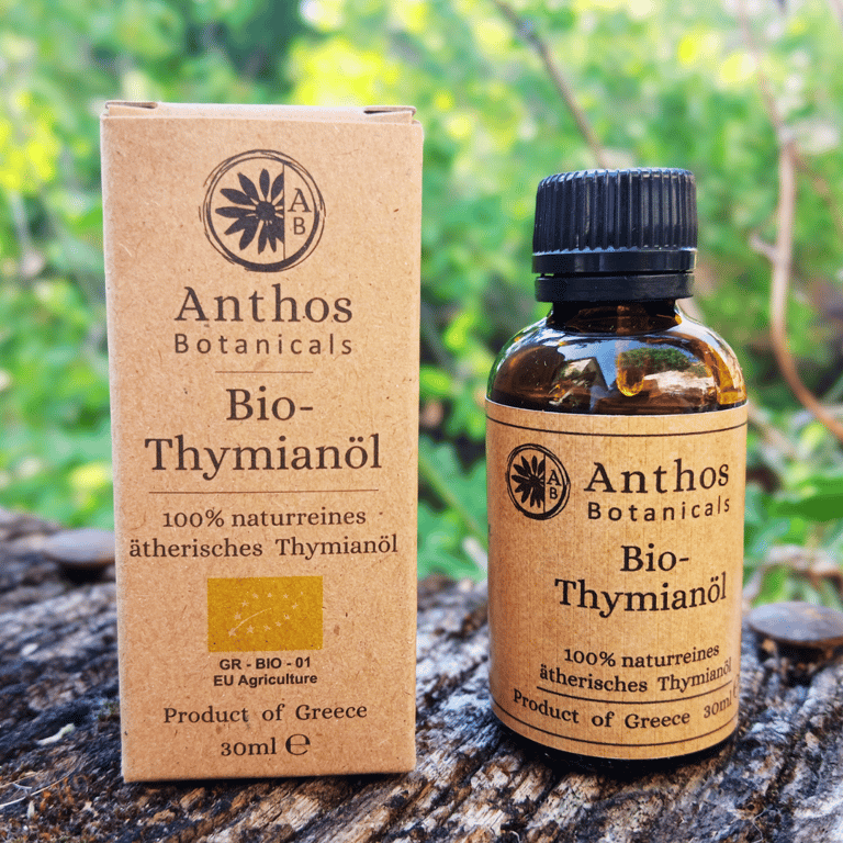 Greek thyme essential oil organic Anthos Botanicals 3