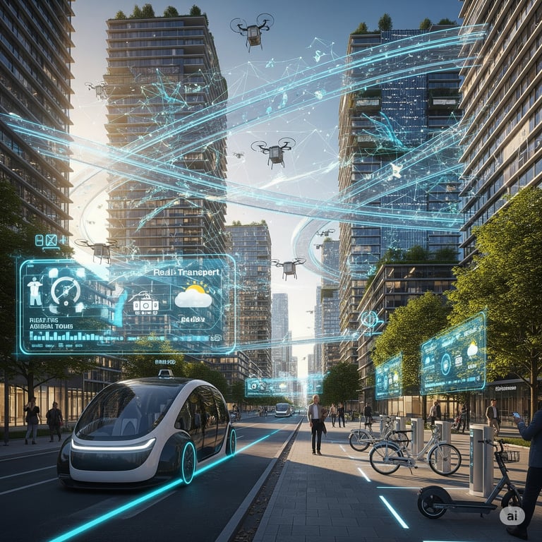 Smart urban mobility | Movilidad urbana inteligente | Mobilidade urbana inteligente - Gemini