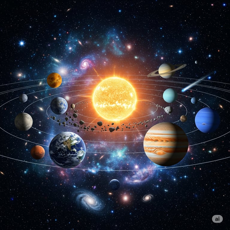 Solar system | Sistema solar - Gemini
