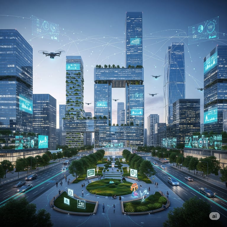 Smart cities | Ciudades inteligentes | Cidades inteligentes - Gemini