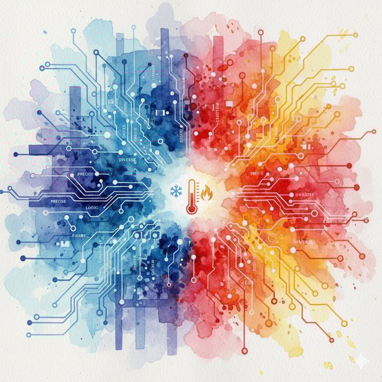 Temperature and Creativity | Temperatura y Creatividad | Temperatura e Criatividade - Gemini