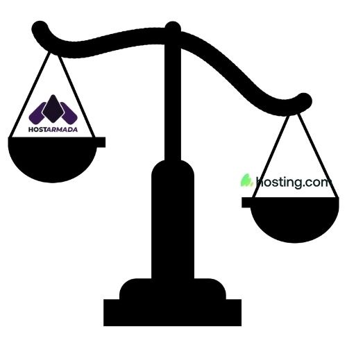 so sánh giá hosting.com vs hostarmada