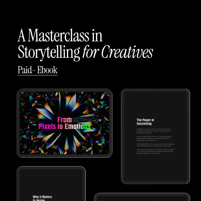 a masterclass in story telling for creatives ebook