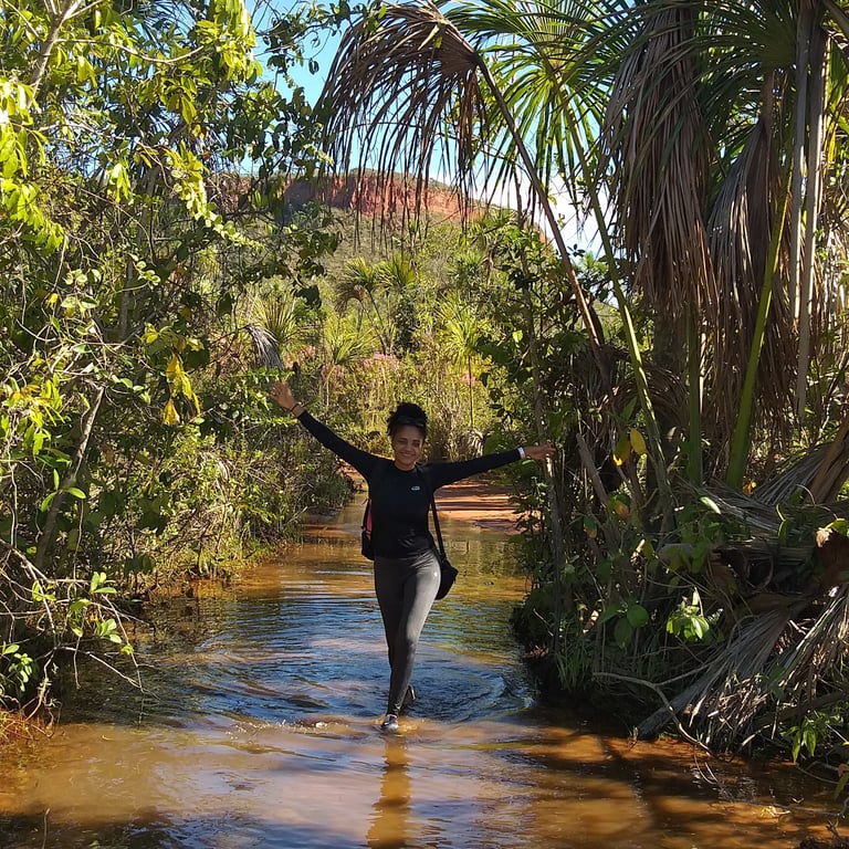 Fervedouro, fazenda rio vermelho,  ecoturismo Mambaí , turismo aventura , Lagoa do Léo