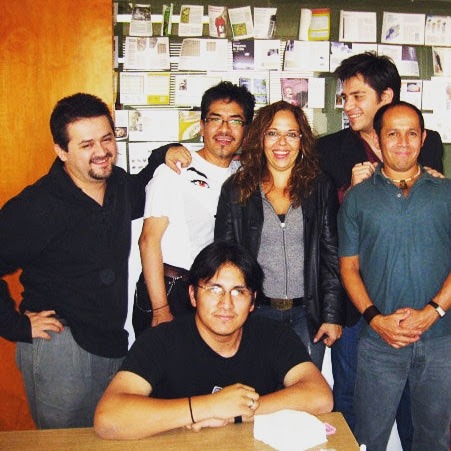 Con el equipo de Diseño de La Revista del Consumidor (Profeco)