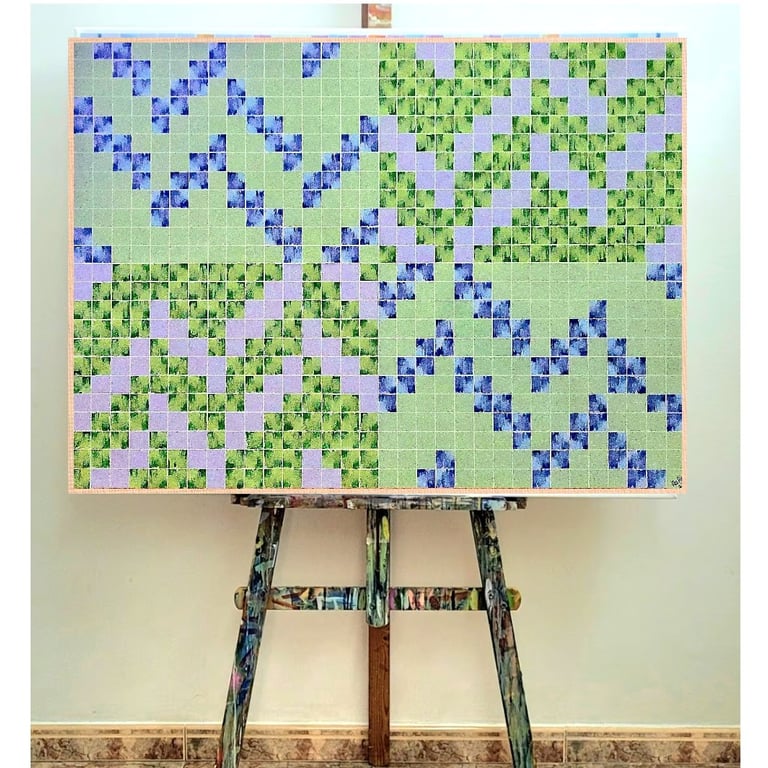 Radiado, en el caballete