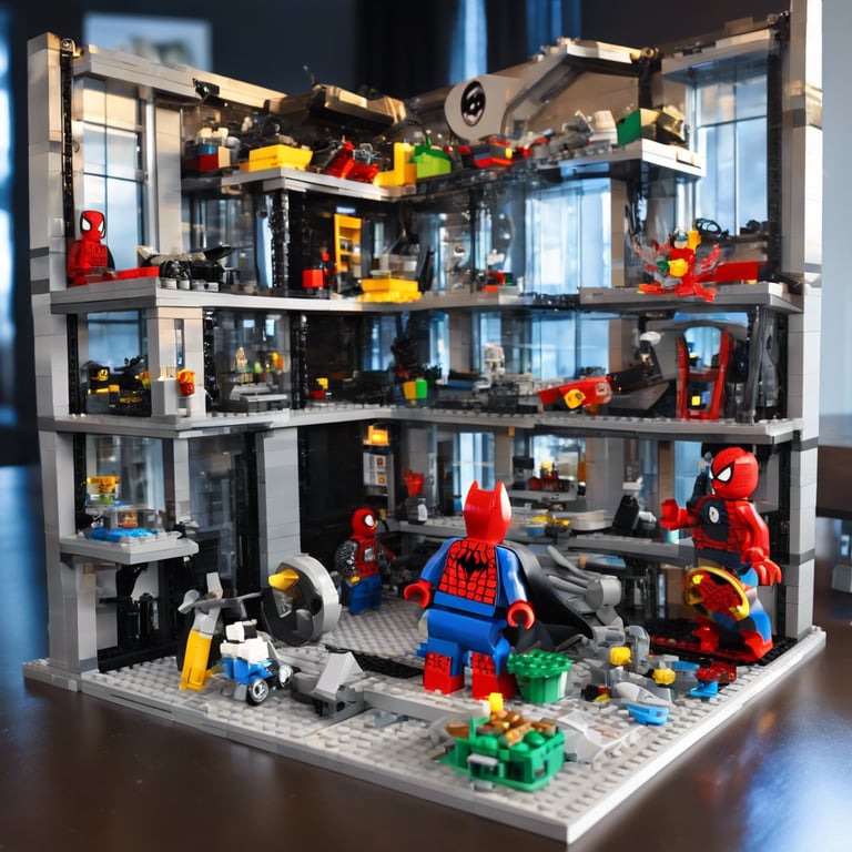 people holding miniature figures