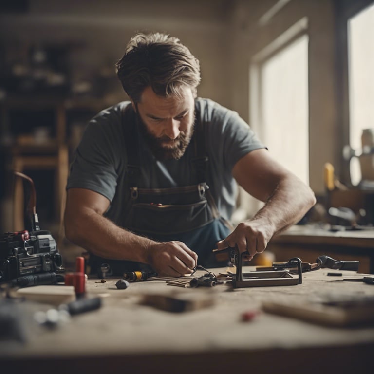 Handyman working