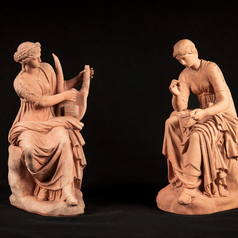 Blashfield sculptures after conservation