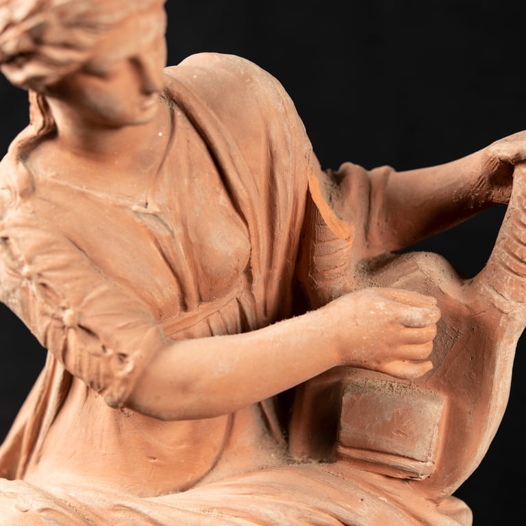 Blashfield figure before conservation