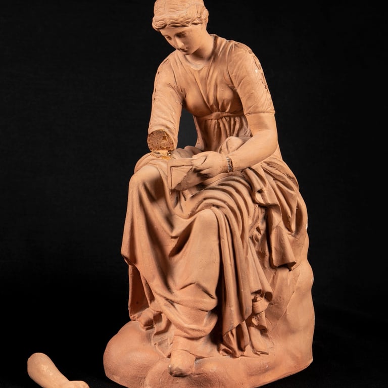 Blashfield sculpture before conservation