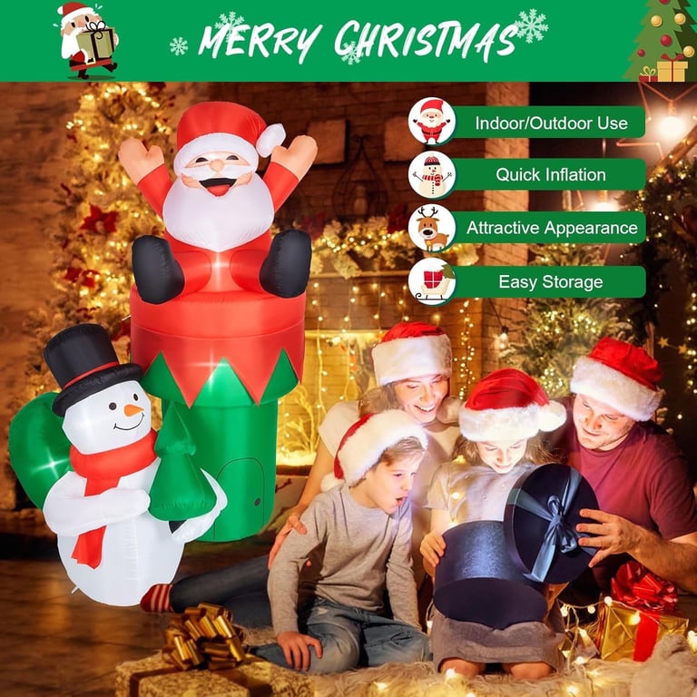 a family christmas card with a christmas tree and santa claus claus claus claus claus claus