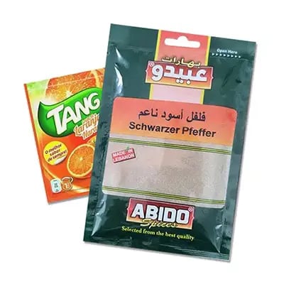 Seasoning and instant powder juice sachets