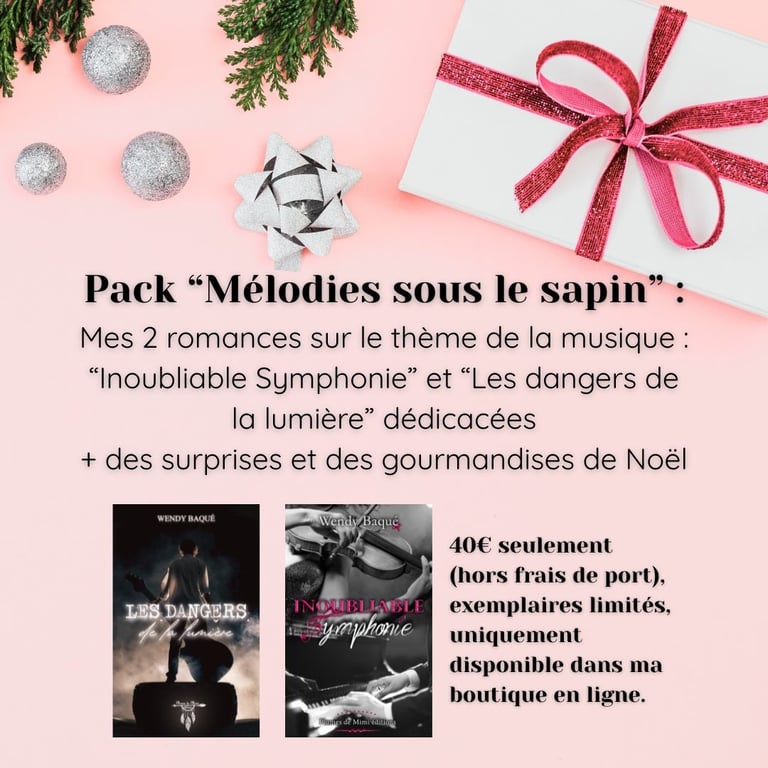 Pack "Mélodies sous le sapin" - édition limitée - Wendy Baqué