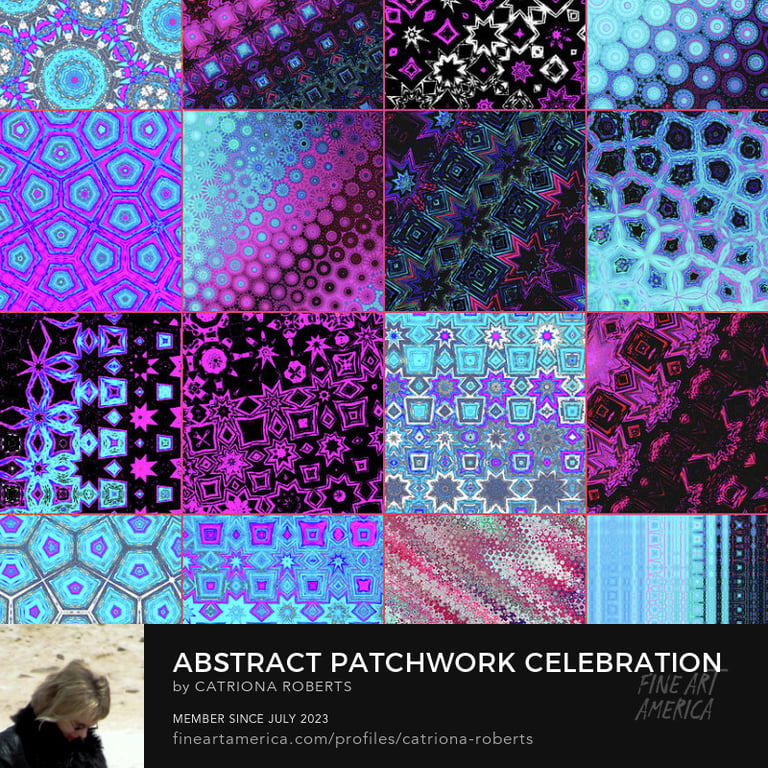 Digital image featuring the Abstract Patchwork Celebration