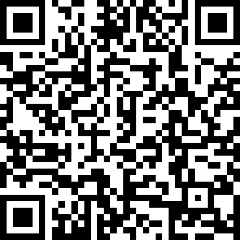 a qr coder with a black and white background