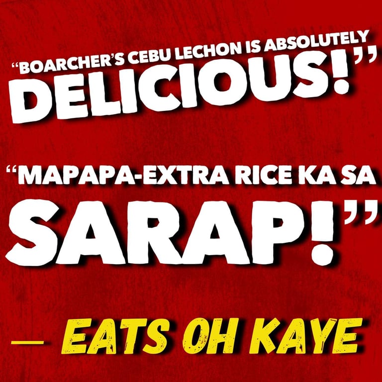 delicious food review of boarcher cebu lechon house