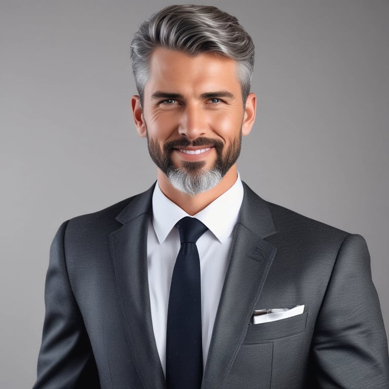 man standing near white wall