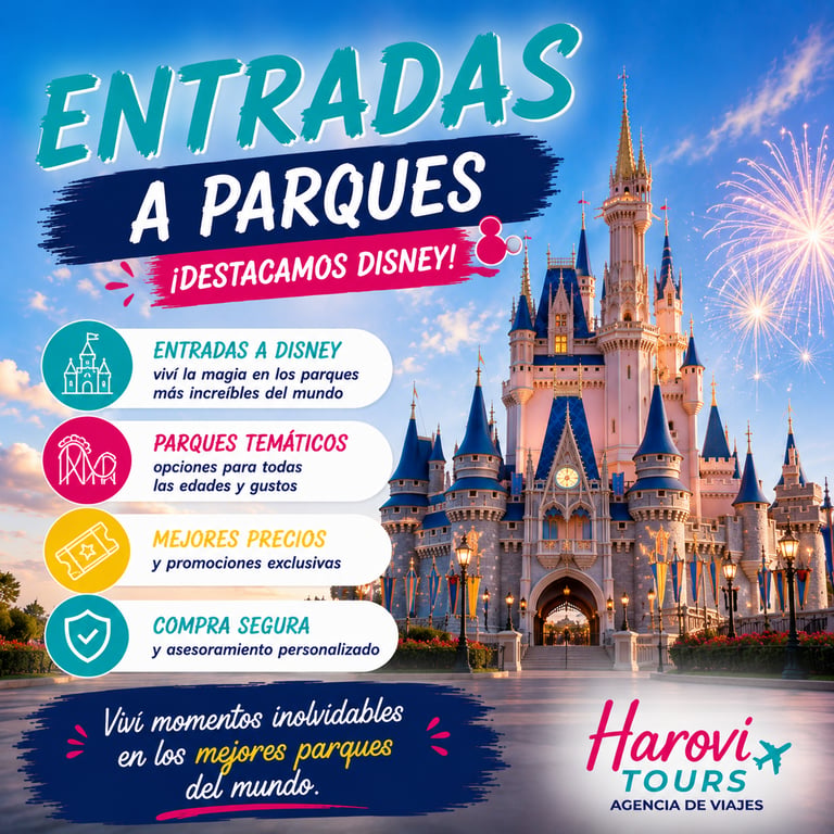 Entradas y tickets, disney , orlando, quinceañeras miami