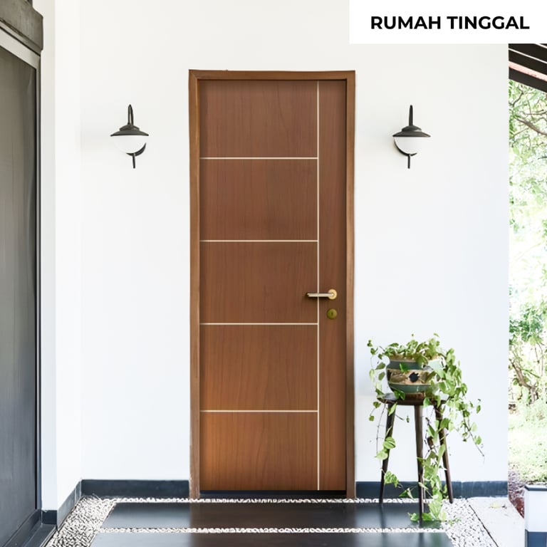 Pintu SWP lapisan HPL untuk rumah tinggal