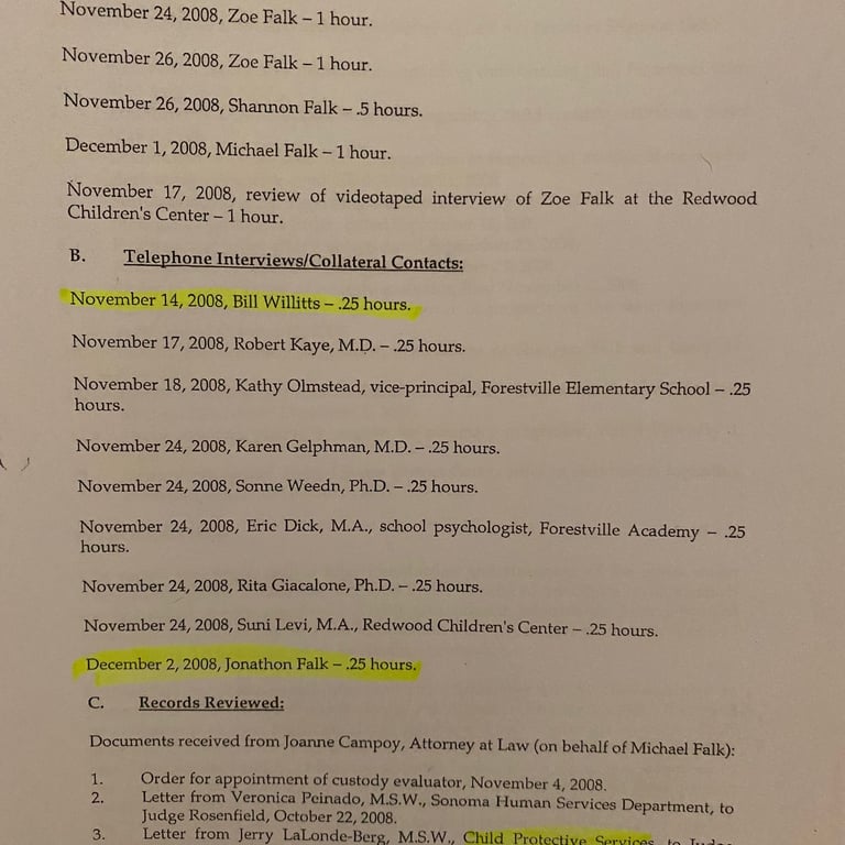 Johnathan Falk covering up the crime of Michael Falk changes last name to human