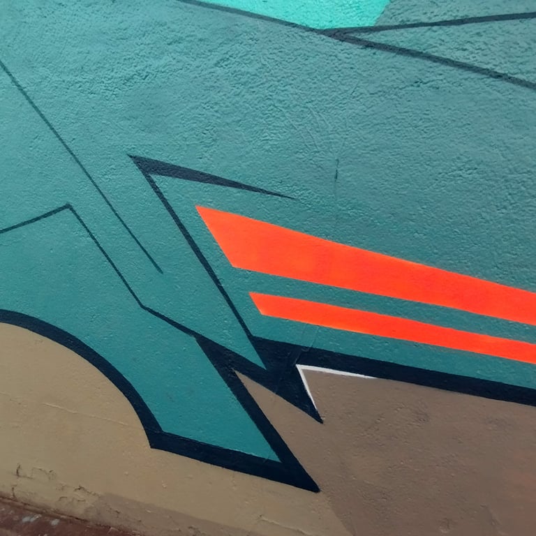 Mes, graffiti, arte urbano, pintura, colores, lineas, trazos, street art