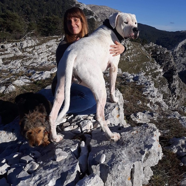 Roberta Jubram living the Dream with her dogs