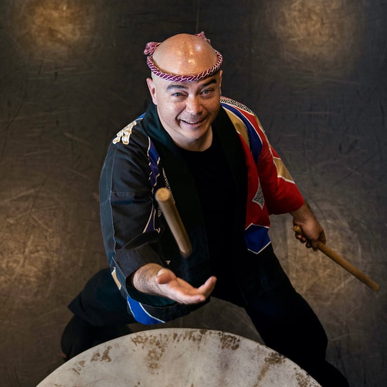 taiko artist Mark H Rooney