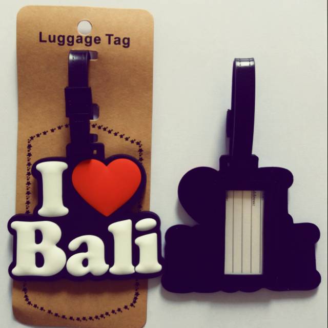 I love Bai luggage tags
